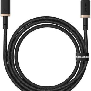 BASEUS DURA SERIES, ΚΑΛΩΔΙΟ ΓΡΗΓΟΡΗΣ ΦΟΡΤΙΣΗΣ, TYPE-C ΣΕ LIGHTNING, 1m, ΧΡΥΣΟ-ΜΑΥΡΟ