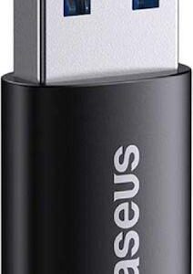 BASEUS INGENUITY SERIES, ΑΝΤΑΠΤΟΡΑΣ OTG, USB ΣΕ TYPE-C, ΜΑΥΡΟΣ