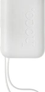 HOCO J157 LEADER, POWEBANK, 10000MAh, ΜΕ ΕΝΣΩΜΑΤΩΜΕΝΟ ΚΑΛΩΔΙΟ TYPE-C, 22.5W, ΟΘΟΝΗ LED, ΛΕΥΚΟ
