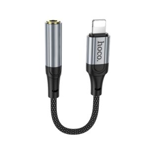 HOCO LS36A FRESH, ΑΝΤΑΠΤΟΡΑΣ LIGHTNING ΣΕ 3.55m, ΜΑΥΡΟ