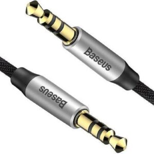 BASEUS YIVEN M30 ΚΑΛΩΔΙΟ ΗΧΟΥ, 3.5mm, 1m, ΜΑΥΡΟ