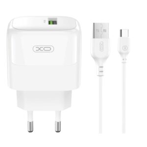 XO L135 ΦΟΡΤΙΣΤΗΣ 18W, ΜΕ ΚΑΛΩΔΙΟ TYPE-C, ΛΕΥΚΟΣ
