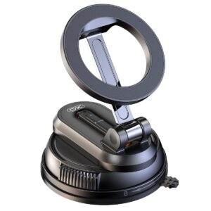 XO C175 ΒΑΣΗ KINHTOY ME ΒΕΝΤΟΥΖΑ, MAGSAFE, ΜΑΥΡΟ