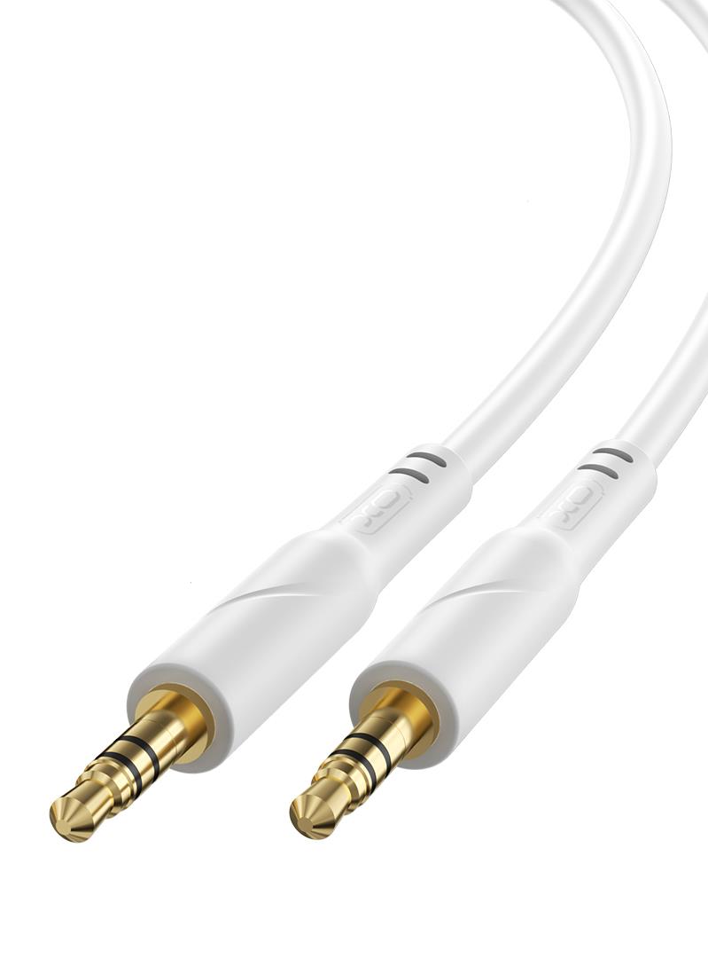 XO NB-R271 ΚΑΛΩΔΙΟ ΗΧΟΥ 3.5MM TO 3.5MM, 1M, ΛΕΥΚΟ