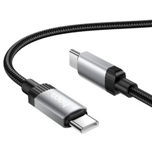 HOCO X117 STAR ΚΑΛΩΔΙΟ ΦΟΡΙΣΗΣ ΚΑΙ ΔΕΔΟΜΕΝΩΝ 60W TYPE-C, 1M, ΜΑΥΡΟ