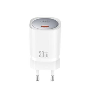 XO CE20 ΦΟΡΤΙΣΤΗΣ 30W GAN 1 ΘΥΡΑ PD, ΛΕΥΚΟΣ