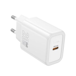 HOCO N60 GENTLE ΦΟΡΤΙΣΤΗΣ PD20W, 1 ΘΥΡΑ, ΛΕΥΚΟ