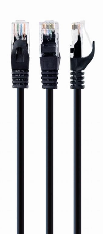 CABLEXPERT ΚΑΛΩΔΙΟ UTP CAT6 0.25m, ΜΑΥΡΟ