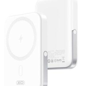 XO PR242 ΑΣΥΡΜΑΤΟ POWERBANK 15W, MAGSAFE, PD20W, 5000mAh , ΛΕΥΚΟ