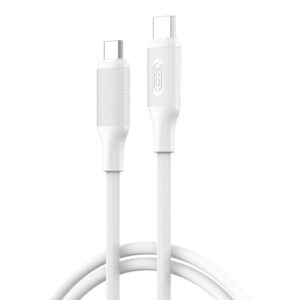 XO NB265A ΚΑΛΩΔΙΟ ΦΟΡΤΙΣΗΣ 60W MINIMALIST SERIES TYPE-C ΣΕ TYPE-C, ΛΕΥΚΟ