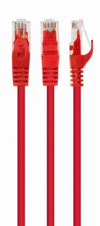 CABLEXPERT ΚΑΛΩΔΙΟ UTP CAT6 0.25m, ΚΟΚΚΙΝΟ