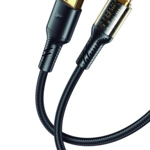 XO NB229 ΚΑΛΩΔΙΟ ΦΟΡΤΙΣΗΣ TYPE-C, ΔΙΑΦΑΝΟ ΒΥΣΜΑ, ΜΑΥΡΟ