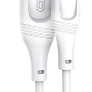 XO NB238 ZEUS ΚΑΛΩΔΙΟ ΦΟΡΤΙΣΗΣ ΣΙΛΙΚΟΝΗΣ LIGHTNING, ΛΕΥΚΟ, 3Μ