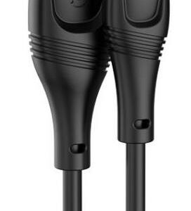 XO NB238 ZEUS ΚΑΛΩΔΙΟ ΦΟΡΤΙΣΗΣ ΣΙΛΙΚΟΝΗΣ TYPE-C, ΜΑΥΡΟ, 1Μ