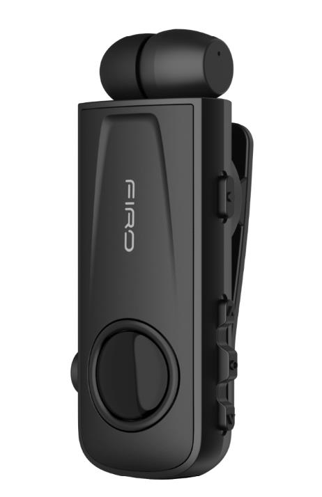 FIRO H17 BUSINESS BLUETOOTH RETRACTABLE EARPHONE ΜΕ ΟΘΟΝΗ, ΜΑΥΡΟ