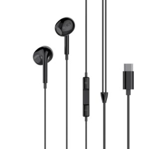 XO EP74 ΑΚΟΥΣΤΙΚΑ HANDSFREE TYPE-C, ΜΑΥΡΟ