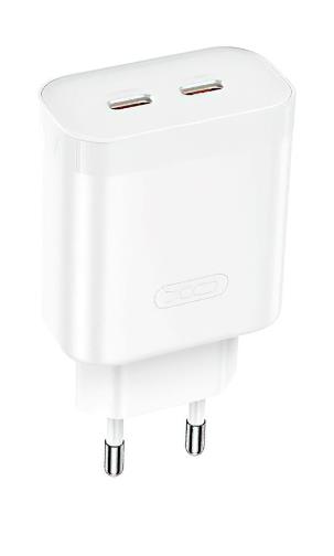 XO L105 ΦΟΡΤΙΣΤΗΣ 35W, 2 ΘΥΡΕΣ PD, ΛΕΥΚΟΣ