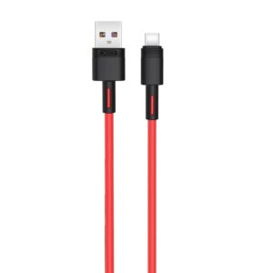 XO NB-Q166 5A ΚΑΛΩΔΙΟ ΦΟΡΤΙΣΗΣ FAST CHARGING TYPE-C ΚΟΚΚΙΝΟ