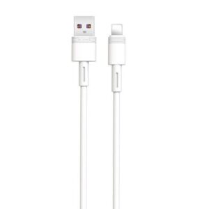 XO NB-Q166 5A ΚΑΛΩΔΙΟ ΦΟΡΤΙΣΗΣ FAST CHARGING LIGHTING ΛΕΥΚΟ